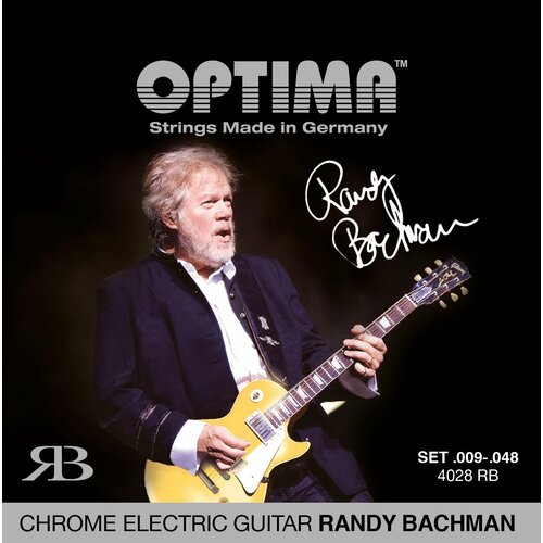 Струны для электрогитары Optima Electric Guitar Chrome Strings 'Randy Bachman' 4028. RB 9 -48