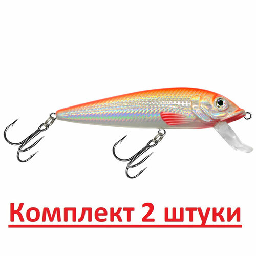 фото Воблер aqua m-1 (new) 75mm, цвет 029 (оранжевая спинка), 2 штуки