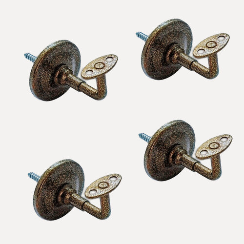 Изображение товара Опора для перил декоративная ноэз ОП-75-3-SL старая бронза (комплект 4 штуки)