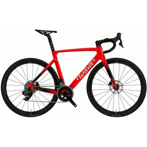 фото Велосипед wilier cento 10 sl 105 disc aksium красный/черный (2022) m, красный/черный