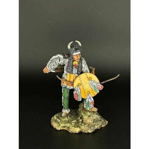 Оловянный солдатик Индеец с луком оловянный солдатик sds конный самурай с луком