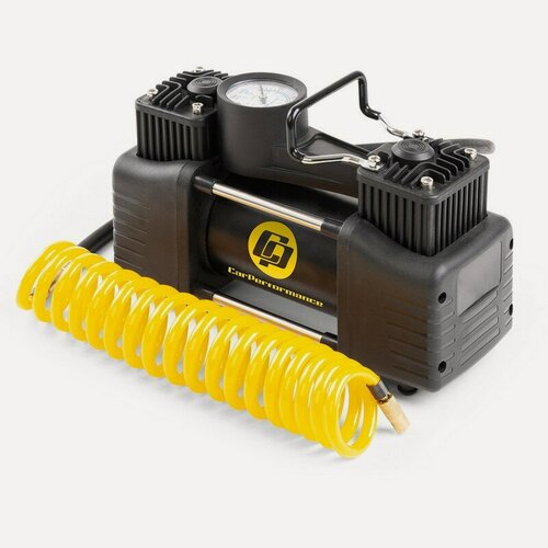 Изображение товара Компрессор AUTOPROFI CarPerfomance 50л/мин 10 Атм двухпоршневой 3 переходника