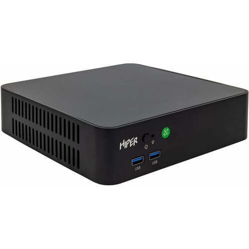 Неттоп Hiper ACTIVEBOX AS8, Intel Core i3 10105, DDR4 8ГБ, SSD 256ГБ, Intel UHD Graphics 630, noOS, черный (as8-i3105r8s2nsb) неттоп rombica i3 h610182d pcmi 0202 i3 10100 8gb 256gb ssd uhd graphics 630 nodvd bt wifi noos black