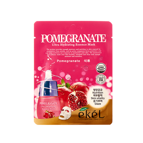 Ekel Маска для лица тканевая гранат Pomegranate Ultra Hydrating Essence Mask, 25 мл 20 1 persimmon extract powder diospyros kaki thunb