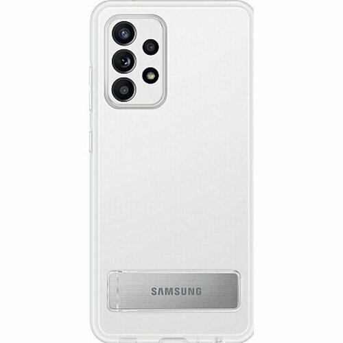 Накладка Samsung Clear Standing Cover для Samsung Galaxy A52 (2021) A525 EF-JA525CTEGRU прозрачная накладка силиконовая silicone cover для samsung galaxy a52 a525 синяя