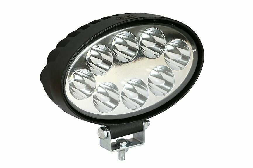 Фара светодиодная, дополнительная, овальная, 24Вт, для грузовиков и легковушек