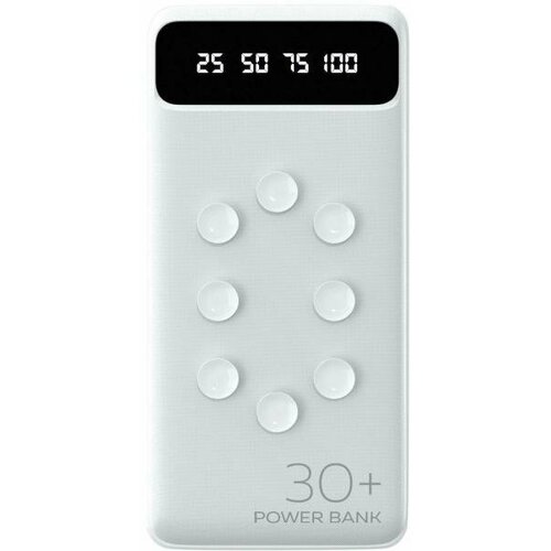 Внешний аккумулятор Power Bank 30000 мАч More choice PB42S-30 белый