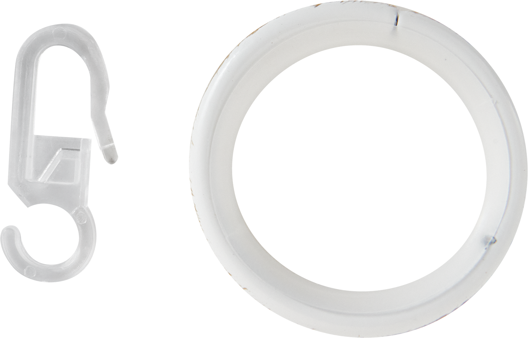 Кольцо с крючком Inspire металл цвет белый классик 20 см 10 шт