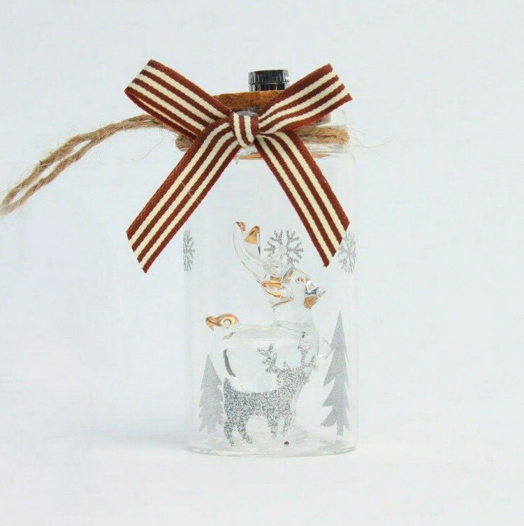 фото Стеклянная банка с LED подсветкой