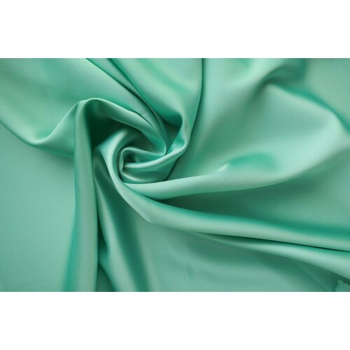 Ткань светло-зеленое кади атласное ткань кади из шелка нежно зеленое с цветами
