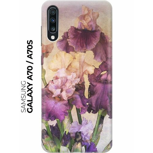 RE: PA Чехол - накладка ArtColor для Samsung Galaxy A70 с принтом Фиолетовые цветы re pa cиликоновый чехол накладка artcolor для samsung galaxy m31s с принтом фиолетовые цветы