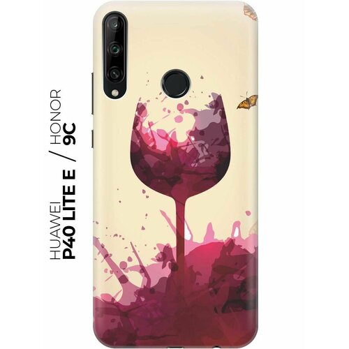 Чехол - накладка ArtColor для Huawei P40 Lite E / Honor 9C с принтом Летнее вино чехол накладка artcolor для huawei p30 с принтом летнее вино