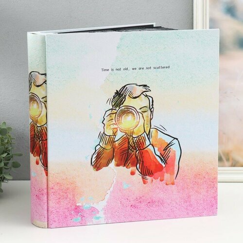 Фотоальбом кожзам на 1000 фото 10х15 см Улыбайся 362х338х68 см 3150₽