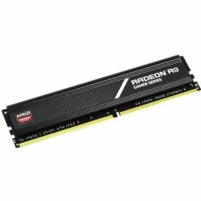 Модуль памяти 8GB AMD Radeon DDR4 3200 DIMM R9 Gamers Series Black R948G3206U2S-UO Non-ECC CL16 135V