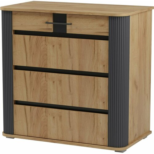 Комод с ящиками Ольга-2 от Фант-Мебель Дуб золотистыйАнтрацит 12460₽