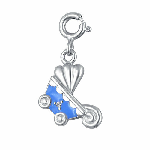 фото Подвеска эстет, серебро, 925 проба, фианит