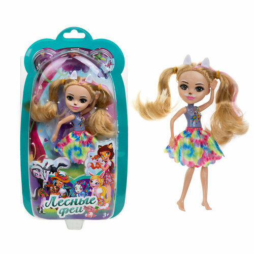 Кукла Лесные феи с золотистыми волосами 1 toy торт в лицо