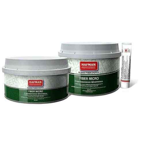 Полиэфирная шпаклевка со стекловолокном HAFMAN POLY MICRO GLAS 0,5 кг.