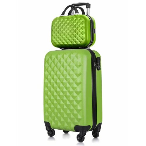 фото Комплект чемоданов l'case phatthaya, 2 шт., размер s, зеленый
