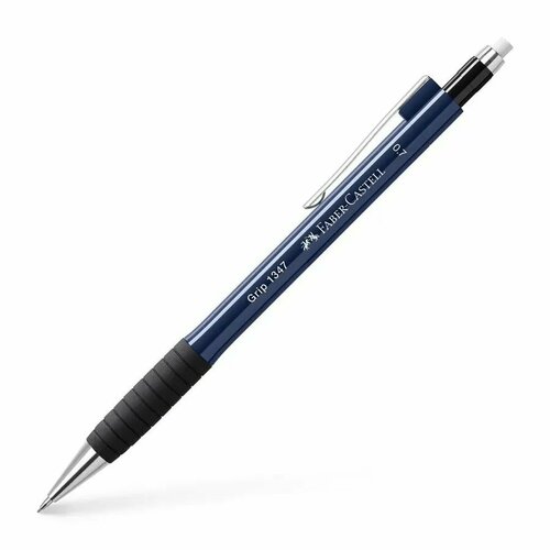 Карандаш механический Faber-Castell Grip 1347 В, 0,7мм, грип, с ласт автоподача грифеля, темно-синий