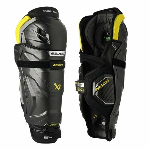 Щитки хоккейные BAUER Supreme Mach S23 INT 1061888 (14) щитки хоккейные bauer supreme mach jr 11