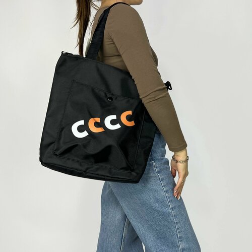 фото Сумка шоппер kongunla, черный