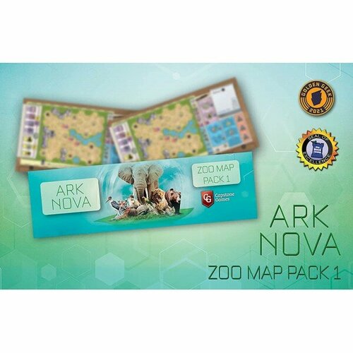 Дополнение к игре Feuerland Ark Nova Zoo Map Pack 1 Арк Нова Набор зоопарков 1 1250₽