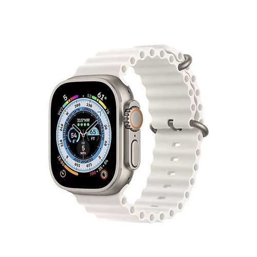 Cмарт часы HK8 PRO MAX Умные часы PREMIUM Series Smart Watch Amoled Display iOS Android Bluetooth звонки Уведомления Серебристые Pricemin 464400₽