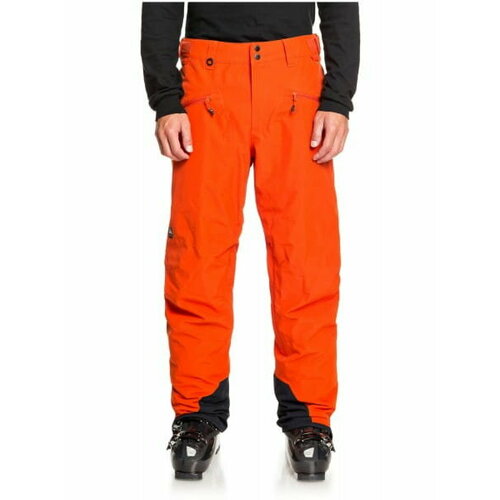 Брюки Quiksilver, размер XS, оранжевый брюки quiksilver размер xs 8 мультиколор