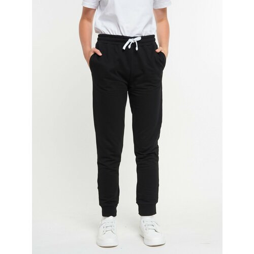 фото Брюки , размер 134, черный playowo