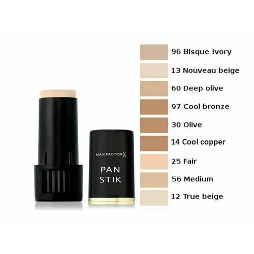 фото Max factor тональный крем panstik тон 30, olive, 9 г