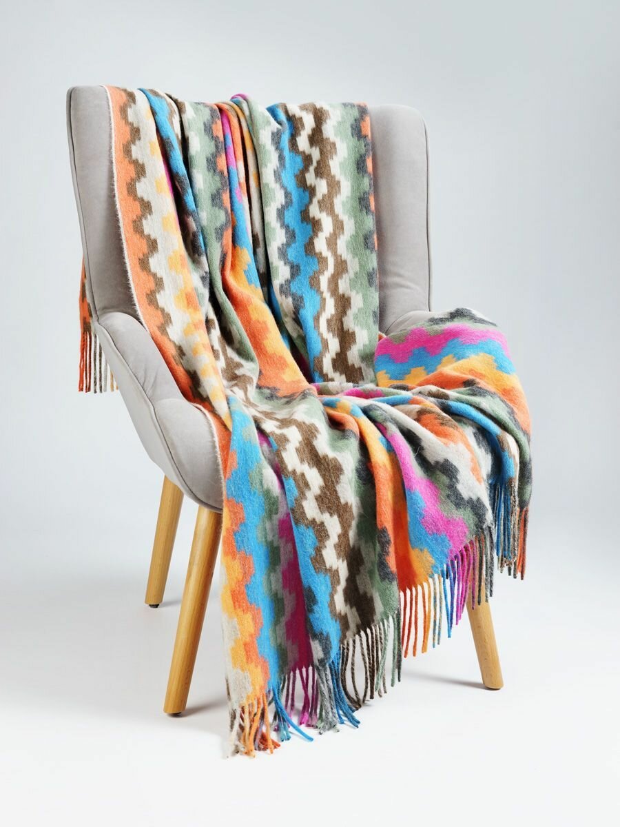 Плед перу Incalpaca 2 спальный 55% шерсть альпака 45% шерсть мериноса PP-61