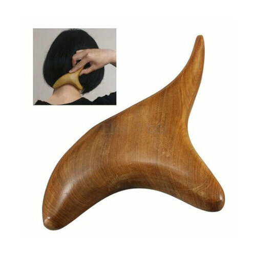 Массажер для лица и тела BOTTONCINI деревянный, р-р 14х7,5х2 см