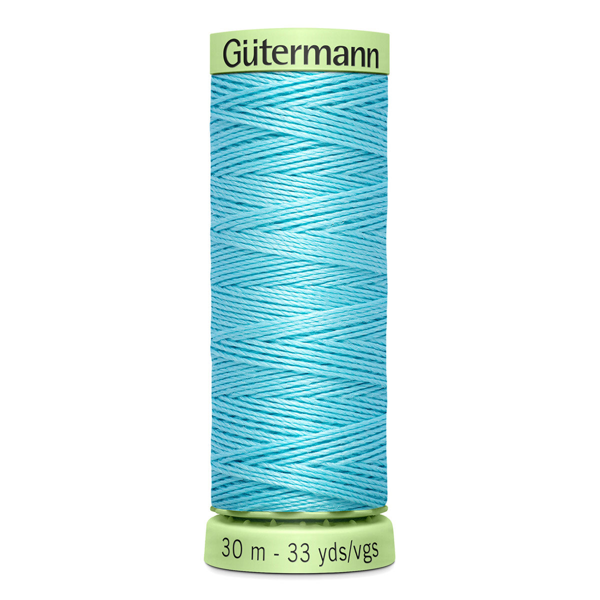 Нитки швейные Top Stitch 30/30 м для декоративной отстрочки, 100% полиэстер, Gutermann 744506 (028 бирюзово-голубой), 5 шт