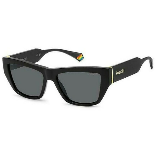 фото Солнцезащитные очки polaroid, поляризационные, для женщин, черный