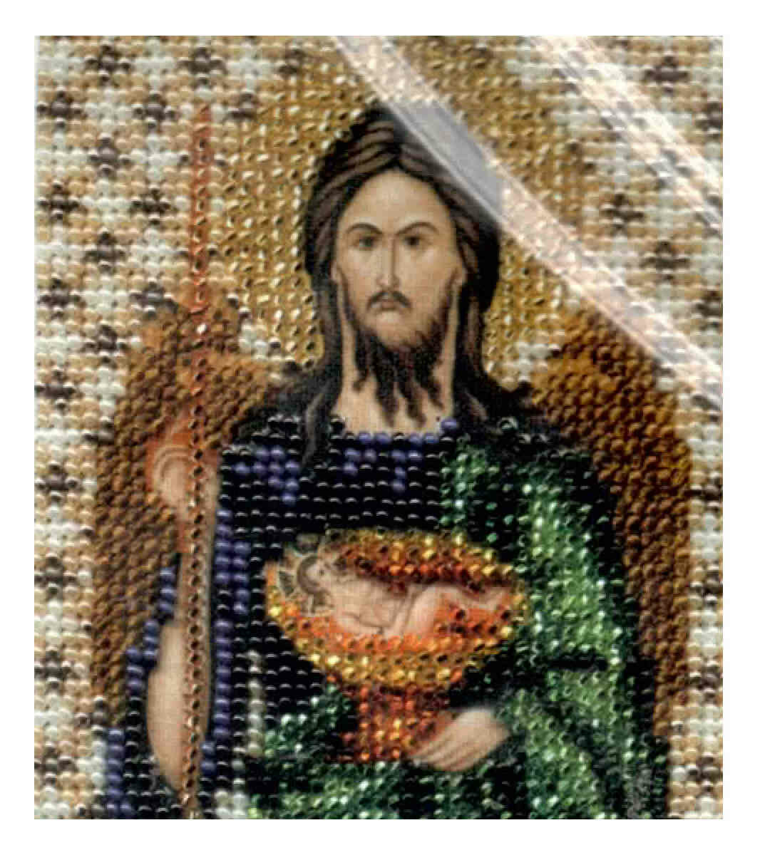 Б-1161 "Икона Святой Пророк, Предтечи и Креститель Господний Иоанн" - чм Чарiвна мить - фото №2