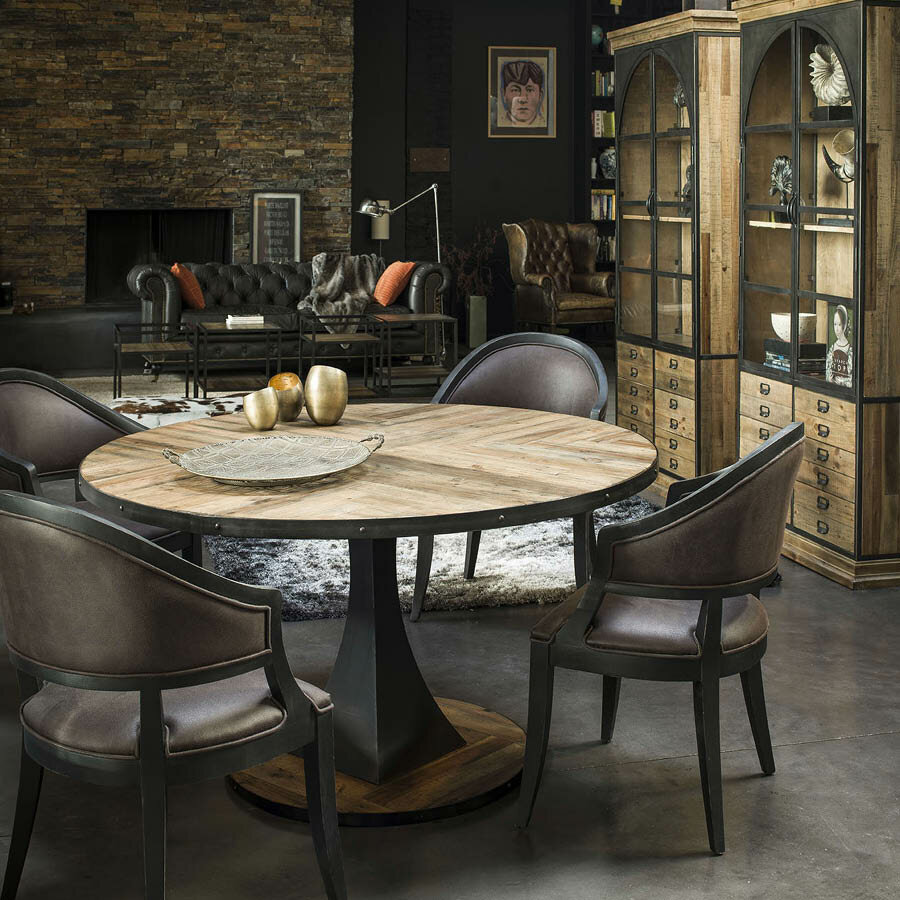 фото Обеденные столы Interior’s (Country Corner) Стол обеденный круглый "Manufacture"