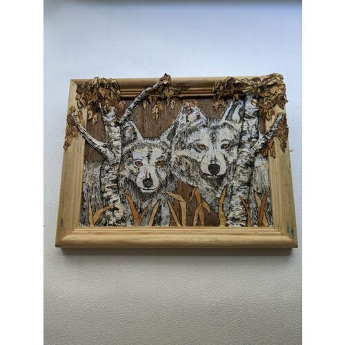 Картина из бересты 