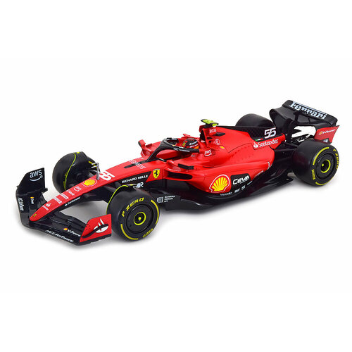 bburago 1 18 2021 f1 ferrari sf21 no 55 carlos sainz no 16 charles leclerc original authorized alloy car model collection toy Ferrari SF23 2023 sainz / феррари СФ23 карлос сайнц