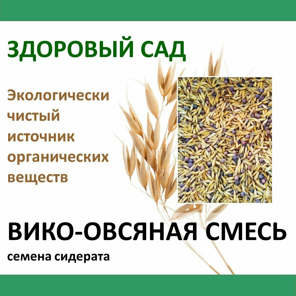 Здоровый САД Семена сидерата Смесь вико-овсяная 04 кг х 15 шт (6 кг)