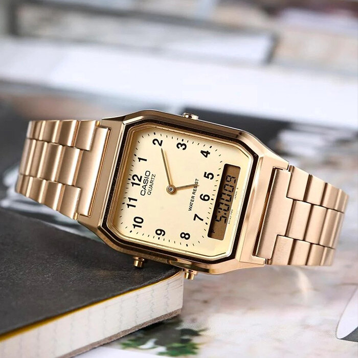 Наручные часы CASIO Collection, золотой — фото 1