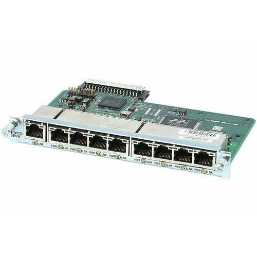 Модуль Cisco HWIC-D-9ESW Высокопроизводительный модуль Cisco HWIC-D-9ESW с 9 коммутируемыми портами