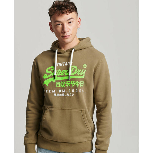 фото Худи superdry, размер s, зеленый