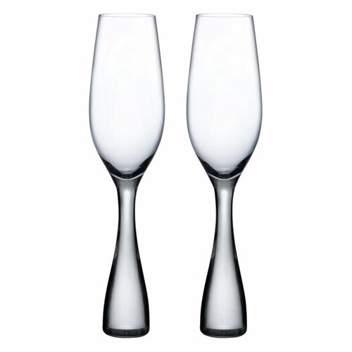 Набор бокалов для шампанского Nude Glass Wine Party 250 мл, 2 шт, хрусталь