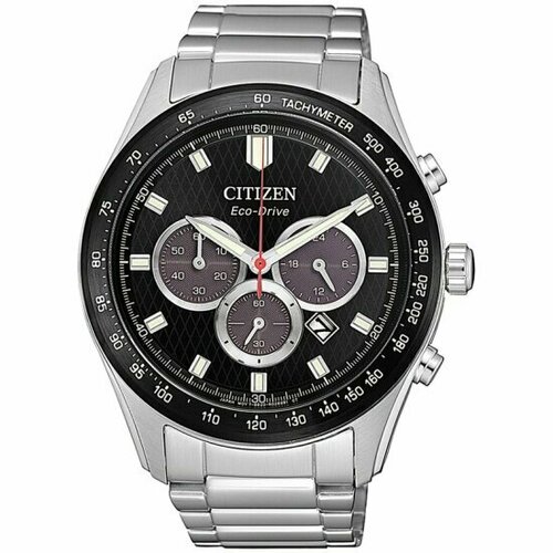 фото Наручные часы citizen eco-drive ca4454-89e, серебряный, черный