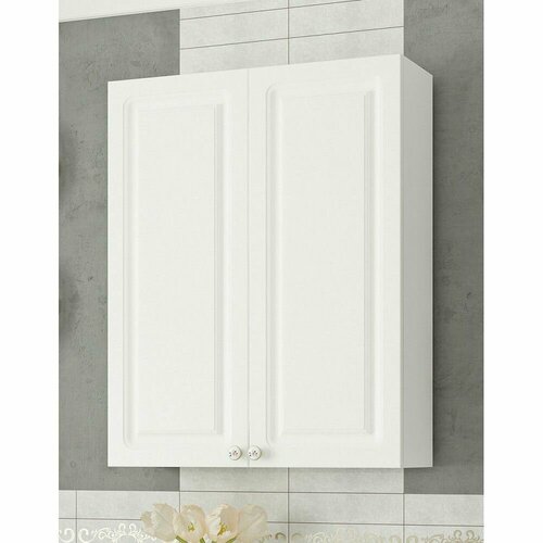 Шкаф навесной Империя 60 белый (2дв.)