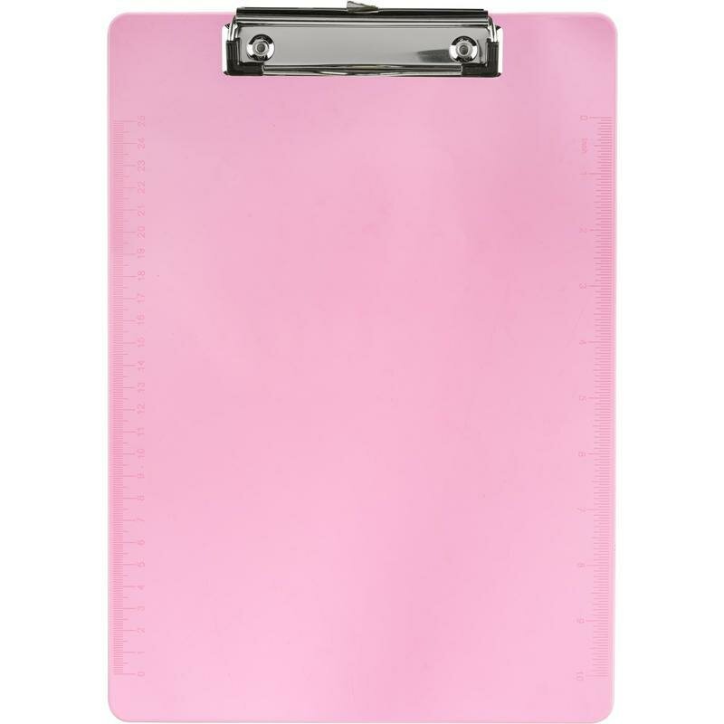 фото Папка-планшет Attache (А4, пластик, с зажимом) красная