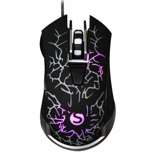 Игровая мышь SunWind модель SW-M705G черная датчик оптический светодиодный подключение USB 1422391 111800₽