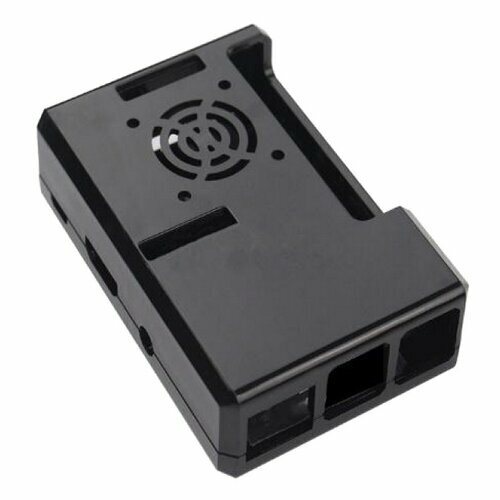 RA187 Корпус ACD Black ABS Plastic Case w/GPIO port hole and Fan holes for Raspberry Pi 3 B, (RASP1788) (494446) ra184 корпус acd blue abs plastic building block case for raspberry pi 3 b cbpiblox blu 494354