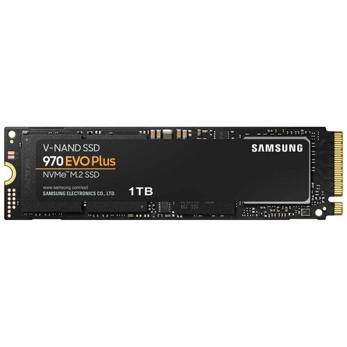 Твердотельный накопитель SSD Samsung M.2 2280 1TB 970 EVO Plus Client SSD черный